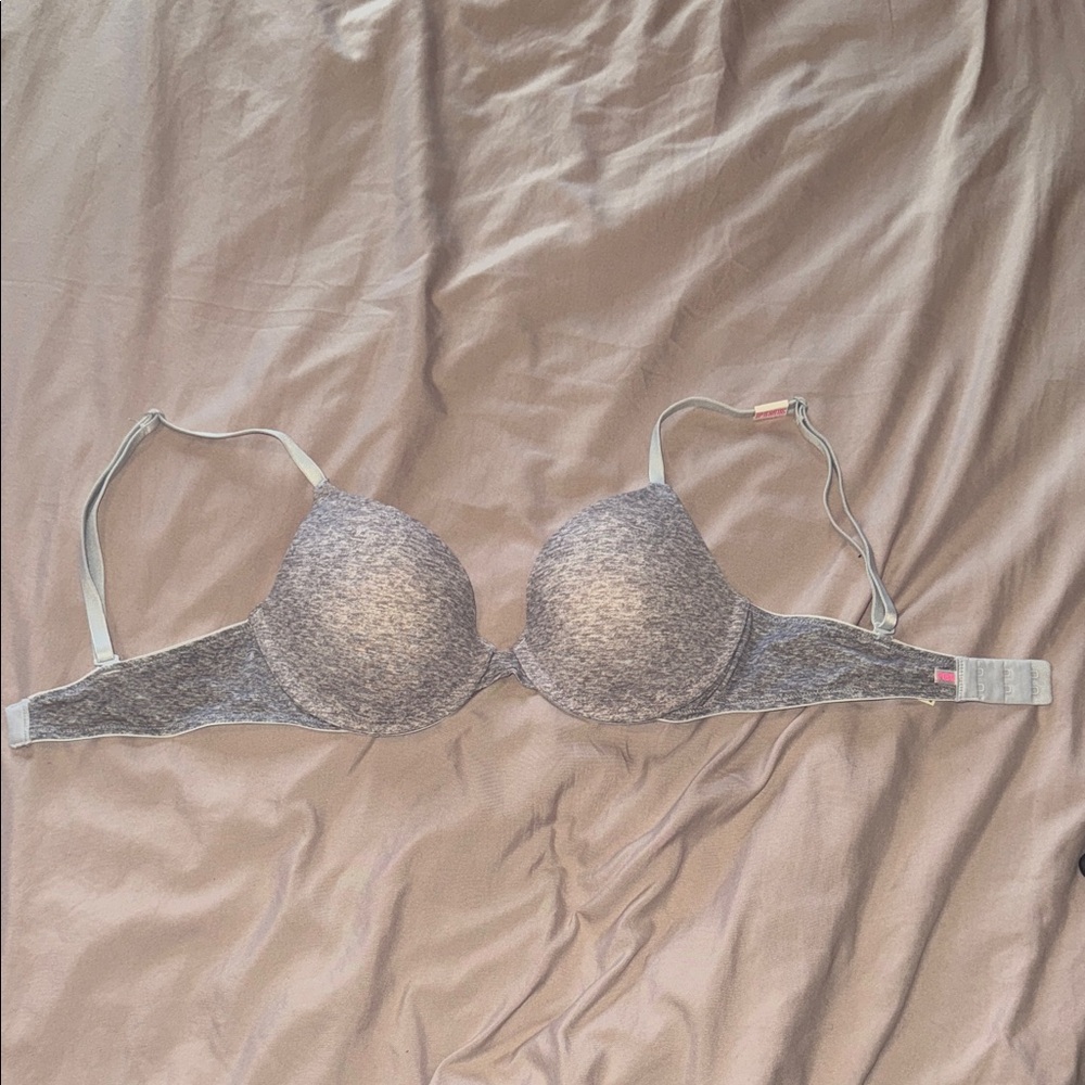 Everyday T-Shirt Lightly Lined Bra in Heather Gray